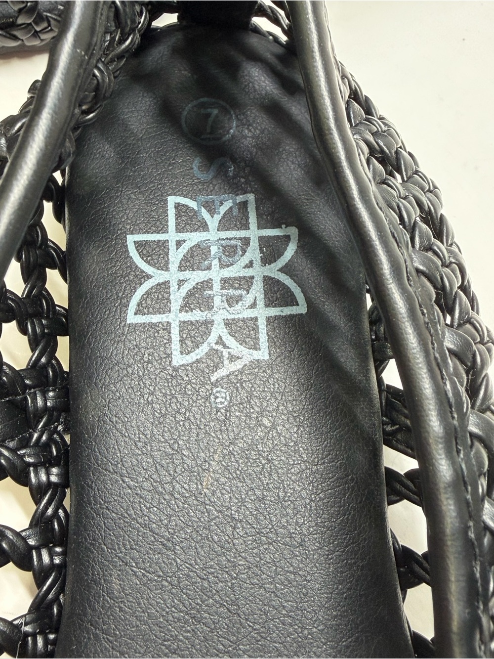 SERRA Black Woven Braided Mary Jane Flats Buckle Strap - Picture 10 of 12